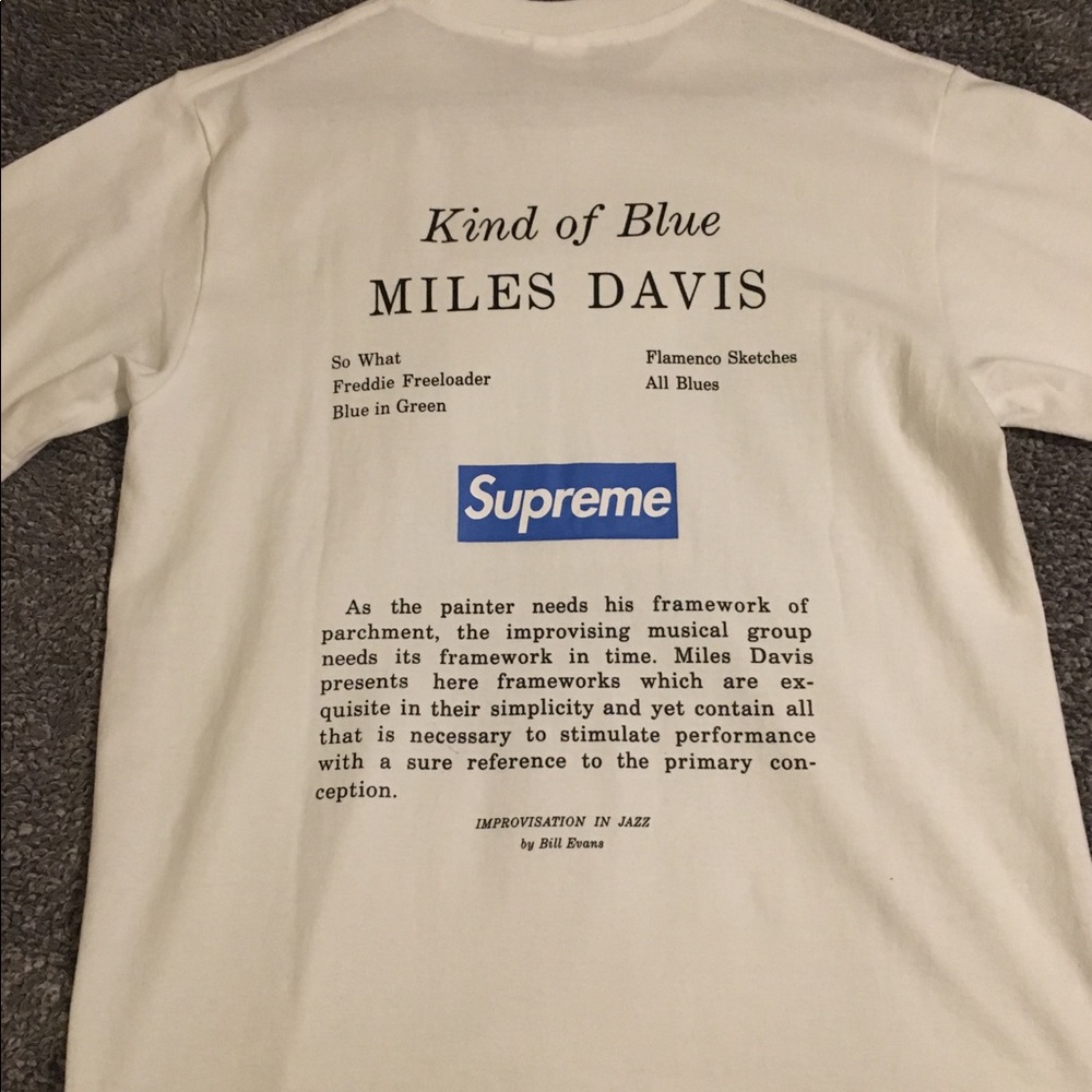 *TRADE* Miles Davis Supreme Box Logo